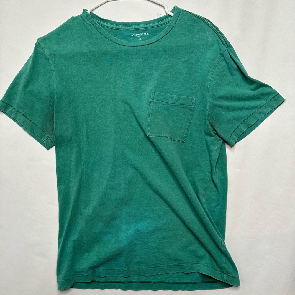 J. Crew / Jeans TShirt With Front Pocket Men’s Small In Green